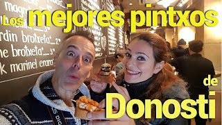 ¡Los mejores restaurantes de pintxos de San Sebastián [upl. by Letnahc]