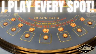 I PLAY EVERY SPOT blackjack [upl. by Ecnarolf]