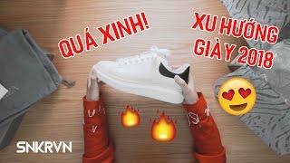 Đánh giá sneakers Alexander McQueen Sneaker  XU HƯỚNG GIÀY 2018  SNKRVN [upl. by Dhiren]