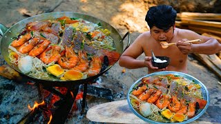 Cooking Lobster Seafood Recipe Eating So Delicious  Cook LobstersMushroomTomatoes Soure Soup [upl. by Towland311]