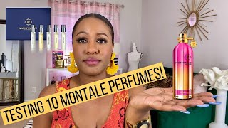 Testing 10 Montale Fragrances  Hit or Miss [upl. by Adnorrehs]