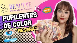 🔴 ¿Cuáles son los Mejores Pupilentes de Color BEAUEYE  quotRESEÑAquot 🤩👁 [upl. by Kasey]