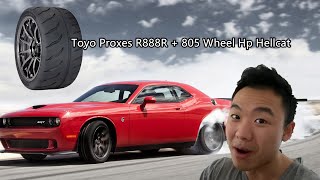 Review Toyo Proxes R888R tires on my Hellcat [upl. by Esinahs]