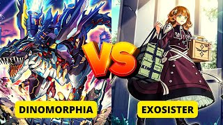 DINOMORPHIA vs EXOSISTER High Rated Dueling Book yugioh [upl. by Molton]