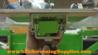 Aluminum Pallets Screen Printing Platen Installation Tutorial [upl. by Nonahs]