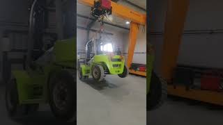 10 Ton Gantry Crane Single Girder Design Load Testing with Forklift Get Your 10 Ton Gantry Cranes [upl. by Izmar235]