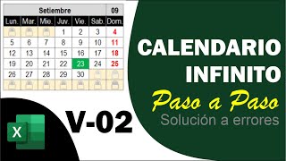 VERSIÓN 02  Elaborar un calendario automático e infinito  Para muchos años [upl. by Ylrebmek592]