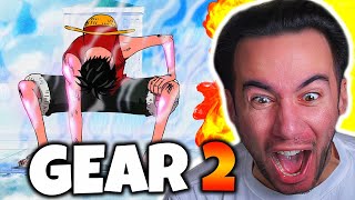 GEAR 2 LUFFY FIRST TIME REACTION [upl. by Amoreta]