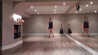 A Drunken Butterfly 酒醉的蝴蝶 Line Dance dance amp teach [upl. by Shepp]