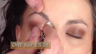 Airbrush Makeup How To Eyeshadow with Luminess Air Ore Evening Sari and Smokey Eyes sets [upl. by Sucramed223]