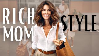 How To Dress Like A RICH WOMAN  Rich Mom Outfits [upl. by Karoline]