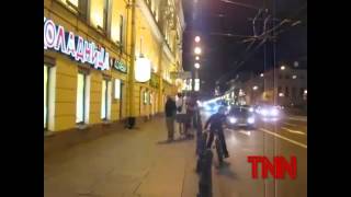 Meanwhile in Russia  Hilarious Random Horse and Dog Run Down Sidewalk Meanwhile in Russia [upl. by Welbie732]