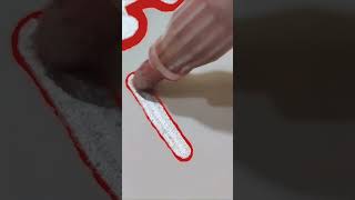 Red colour Letters APMSRNsatisfying trending shortvideo shorts [upl. by Grata262]