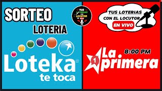 Sorteo LOTEKA TE TOCA LA PRIMERA En VIVO de hoy sabado 19 de octubre del 2024 loteka envivo [upl. by Kirat]