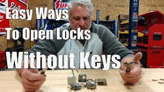 How To Break Any Padlock Even a Master Lock With Ease Absolutely Scary [upl. by Rebeka]