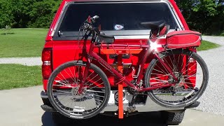 Homemade Hitch Bike Rack  Welding Project [upl. by Jarin]