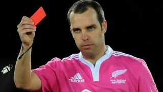 Rugby Referees Compilation 3  Handing out business cards [upl. by Airotciv152]