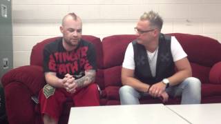 Matt Bahan interviews Ivan Moody of Five Finger Death Punch [upl. by Ahsinert]