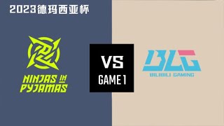 NIP vs BLG  Game 1  Semifinals 2023 Demacia Cup  Ninjas in Pyjamas vs Bilibili Gaming [upl. by Krystyna]