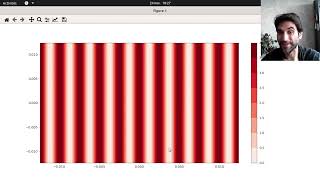 Python  tracer une carte de champ scalaire Ex de la figure dinterférences pour les trous dYoung [upl. by Proudman60]