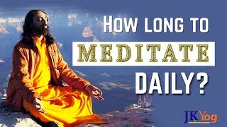 How Long To Meditate Daily  Sadhana Duration  Swami Mukundananda [upl. by Giah]