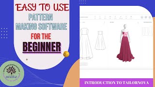 EASY TO USE PATTERN MAKING SOFTWARE FOR THE BEGINNERAN INTRODUCTION TO TAILORNOVA [upl. by Odelinda]