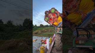 Ganesh ji visarjan🚩 sorry bappa🥺 ganesh ganpatibappamorya ganeshji 2024 visarjan shorts [upl. by Mulloy323]