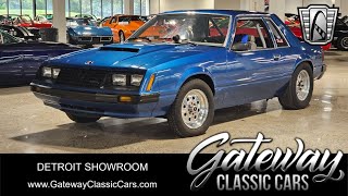 1981 Ford Mustang Notchback Gateway Classic Cars Detroit 2205 DET [upl. by Leftwich]