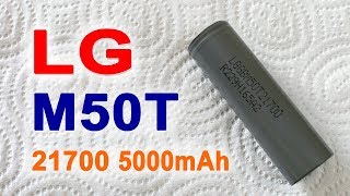 LG M50T Grade A 5000mAh 21700 cells capacity test [upl. by Alyled]