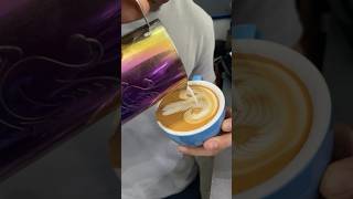 How to make basics latte art 🌿🌿shorts [upl. by Abih557]