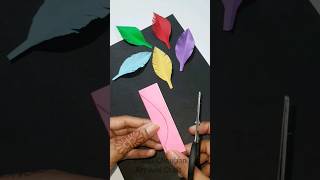 How To Make Paper Feathers  Diy Paper Feather Making Craft  Paper Feather Craft Easy shorts [upl. by Naujled]