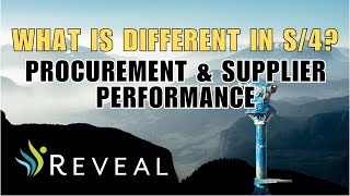 What is different in S4HANA Procurement amp Supplier Performance [upl. by Asiat604]