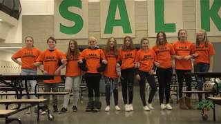 Salk Middle School wears orange for Unity Day Oct 24 2018 [upl. by Tibbitts]