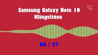 Samsung Galaxy Note 10 Klingeltöne im MP3  m4rFormat für Telefone [upl. by Hawkins]