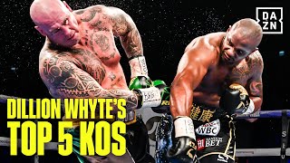 Dillian Whytes Top 5 MOST BRUTAL KOs 🥊💥 [upl. by Pate968]