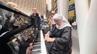 Nun With A Mission Plays Angelic Piano [upl. by Enilorac]