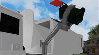 Cleanaway Hornsby Shire Council Australian Roblox Garbage Truck Game Trailer [upl. by Orgel]