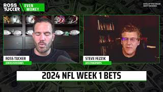 2024 NFL Week 1 Bets with Steve Fezzik [upl. by Rojam]