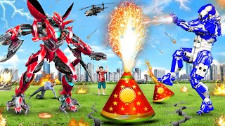 Diwali Robot Vs Rocket Robot Robot Wala CartoonRobot CartoonHindi Kahaniya 2023 [upl. by Iadrahs]