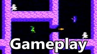 Dark Chambers Atari 7800 Gameplay Complete Game Levels A to Z [upl. by Rollins]