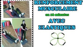 Fitness routine à la maison  sculter tout le corps avec les élastiques de musculation [upl. by Elynad]