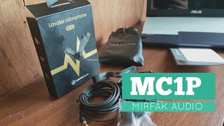 MIRFAK Audio MC1P  LAVALIERE MICROPHONE Unboxing [upl. by Trebbor]