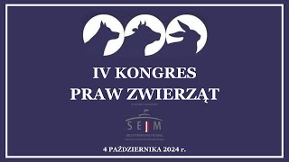 IV Kongres Praw Zwierząt Senat Sala im Władysława Raczkiewicza  nr 217 [upl. by Conant]