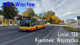 🇵🇱PL TIMELAPSE MPK Wrocław  Linia 🚍126 [upl. by Amikehs662]