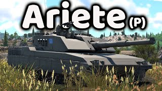 Ariete P Gameplay  Italian Main Battle Tank  War Thunder [upl. by Lashond]