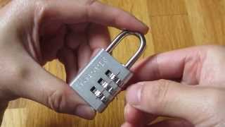 Master Lock  How to Set and Reset Combination Instructions HD 1080p [upl. by Gabler]