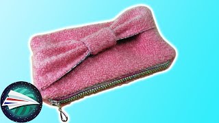 Tas met ritssluiting naaien  Clutch  Eenvoudig naaipatroon  Naaien voor beginners [upl. by Lila]