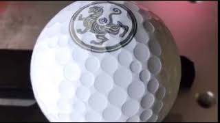 laser marking on golf balls by Unikonex [upl. by Pleasant]