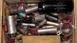 0125 Cigar Box Full O Vintage Capacitors [upl. by Brittni]