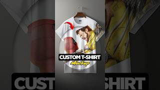 Best way to add your custom tshirt design to mockups adobephotoshop [upl. by Nnahsal630]